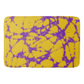 Paarse en goudkleurige kleuren badmat (Voorkant)