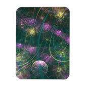 Paarse en goudkoorts magneet (Verticaal)