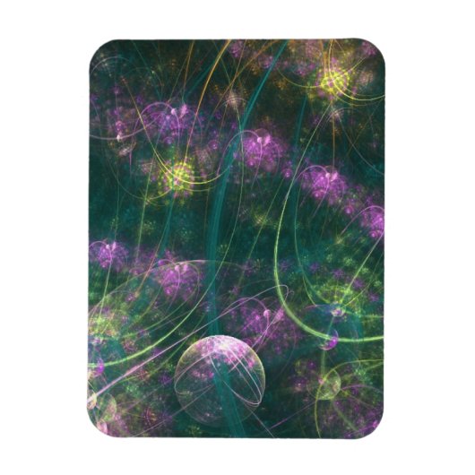 Paarse en goudkoorts magneet (Verticaal)