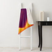 Paarse en goudkunst in de Sky Sherpa Blanket Deken (In situ)