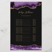 Paarse en goudmakerij flyer (Voorkant)