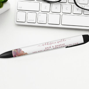 Paarse en goudmatige kunst Vloeibare Waterverf Ink Zwarte Inkt Pen