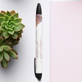 Paarse en goudmatige kunst Vloeibare Waterverf Ink Zwarte Inkt Pen