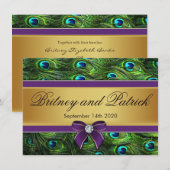 Paarse en goudpekkerwedstrijden kaart (Voorkant / Achterkant)