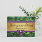 Paarse en goudpekkerwedstrijden kaart (Staand voorkant)