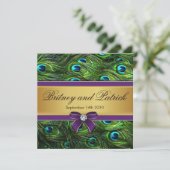 Paarse en goudpekkerwedstrijden kaart (Staand voorkant)