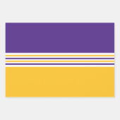 Paarse en goudstaven inpakpapier vel (Voorkant)