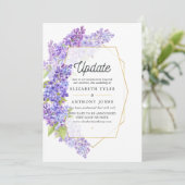 Paarse en goudtandwielweddenschappen kaart (Staand voorkant)