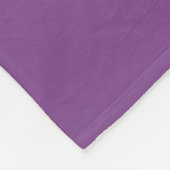 Paarse en goudvlooier de lis Fleece Blanket Deken (Hoek)