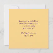 Paarse en goudzirls Weddenschappen Kaart (Achterkant)