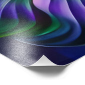 Paarse en goudzonnebloemen foto afdruk (Hoek)