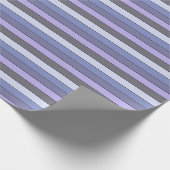 Paarse en grijze kleurstrepen op Waterverf papier (Hoek)