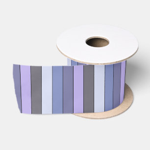 Paarse en grijze kleurstrepen op waterverf papier satijnen lint