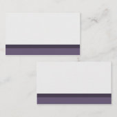 Paarse en grijze plaatskaarten plaatskaartje (Voorkant / Achterkant)