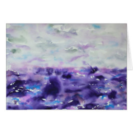 Paarse en grijze Waterverf