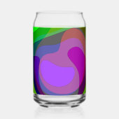 Paarse en groene 403 blikvorm glas (Voorkant)