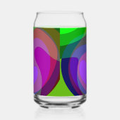 Paarse en groene 403 blikvorm glas (Rechts)