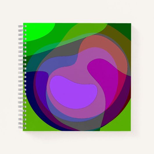Paarse en groene 403 notitieboek (Voorkant)