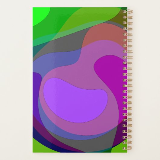 Paarse en groene 403 planner (Achterkant)