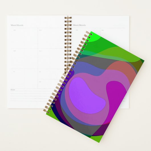 Paarse en groene 403 planner (Display)