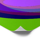 Paarse en groene 403 poster (Hoek)