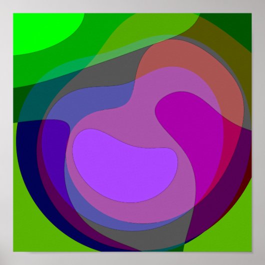 Paarse en groene 403 poster (Voorkant)