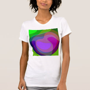 Paarse en groene 403 t-shirt