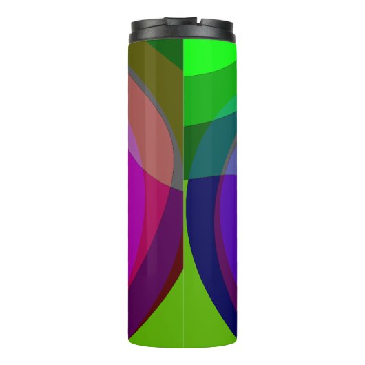 Paarse en groene 403 thermosbeker (Achterkant)
