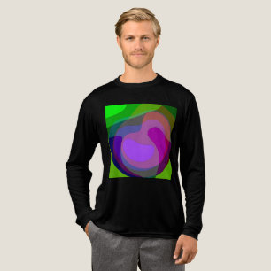 Paarse en groene 403 Tri-Blend shirt