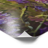 Paarse en groene Arctische lupine Foto Afdruk (Hoek)