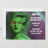 Paarse en groene bruid van Frankenstein Kaart (Voorkant)
