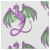 Paarse en groene draak stof (Close Up)