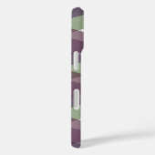 Paarse en groene driehoeken Case-Mate iPhone case (Achterkant / Rechts)