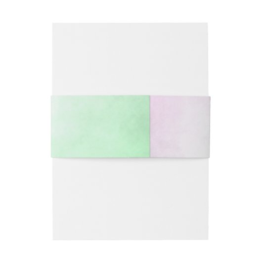 Paarse en groene Floral Wedding Uitnodigingen Wikkel (Achterkant Voorbeeld)