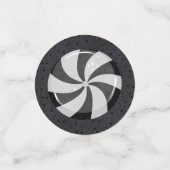 Paarse en groene Halloween Boo Cocktail Party Confetti (Kleine voorkant)