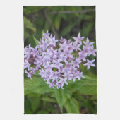 Paarse en groene keukenhanddoeken van Floral (Verticaal)