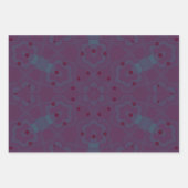 Paarse en groene kleurenpalet inpakpapier vel (Voorkant 2)