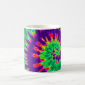 Paarse en groene kleurstof koffiemok (Center)