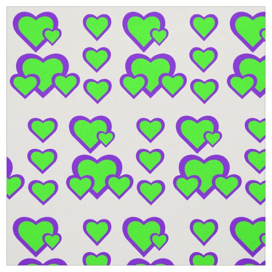 Paarse en groene kunststof stof (Swatch)