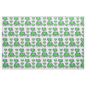 Paarse en groene kunststof stof (Fat Quarter)