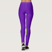Paarse en groene legging (Achterkant)