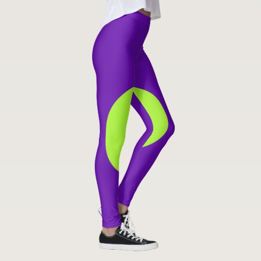 Paarse en groene legging (Rechts)