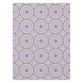 Paarse en groene mandala patroon ontwerp tafelkleed (Voorkant)