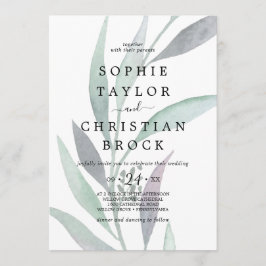 Paarse en groene olievlek met eucalyptus kaart