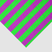 Paarse en groene strepen ontwerp tissuepapier (Detail)