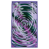 Paarse en groene tas voor cadeautjes Abstract Klein Cadeauzakje (Voorkant)