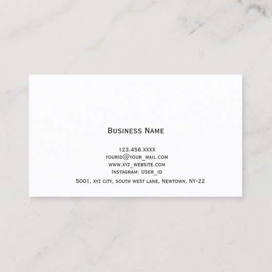 Paarse en groene verfschilder voor thuisverf visitekaartje (Achterkant)