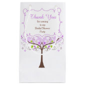 Paarse en groene vogelgriep Vrijgezellenfeest Dank Klein Cadeauzakje (Voorkant)