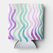 Paarse en groene waterverf blikjeskoeler (Voorkant)