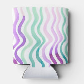 Paarse en groene waterverf blikjeskoeler (Achterkant)